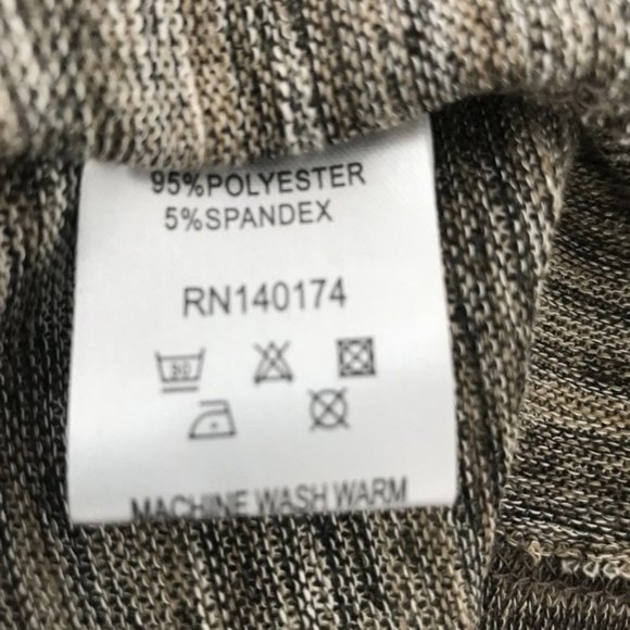 CLOSING SALE Tunic Cowl Neck 3/4 Sleeve - Picture 6 of 7